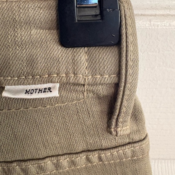 MOTHER The Insider Hover Jeans Olive Green Mae-Mermaid Size 25 NWT - Picture 7 of 8